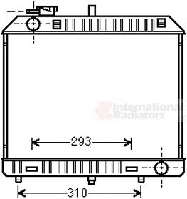 VAN WEZEL 30002127 -  Радиатор, охлаждение двигателя